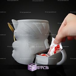 Super Basic Files Cuddles the Cat Ice Pint Holder