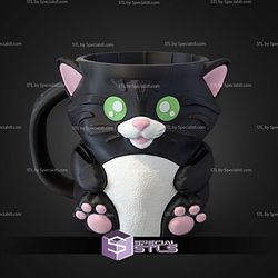 Super Basic Files Cuddles the Cat Ice Pint Holder