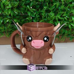 Super Basic Files Ferdinand the Highland Cow Ice Pint Holder