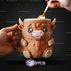 Super Basic Files Ferdinand the Highland Cow Ice Pint Holder
