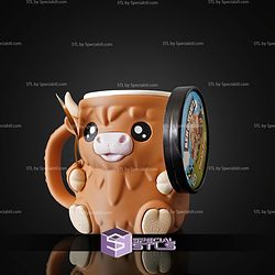 Super Basic Files Ferdinand the Highland Cow Ice Pint Holder