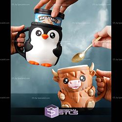 Super Basic Files Ferdinand the Highland Cow Ice Pint Holder