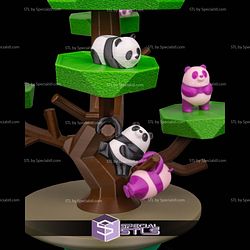 Super Basic Files Panda Tumble Game Set