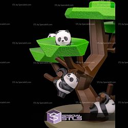 Super Basic Files Panda Tumble Game Set
