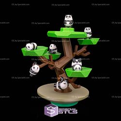 Super Basic Files Panda Tumble Game Set