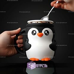 Super Basic Files Pebbles the Penguin Ice Pint Holder