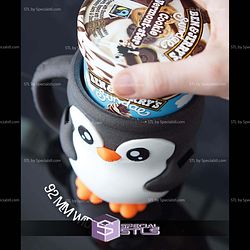 Super Basic Files Pebbles the Penguin Ice Pint Holder