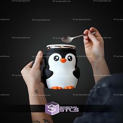 Super Basic Files Pebbles the Penguin Ice Pint Holder