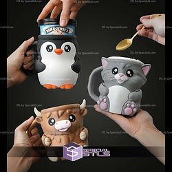 Super Basic Files Pebbles the Penguin Ice Pint Holder