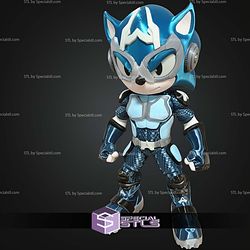 Super Basic STL A Train Sonic Mashup Multipart