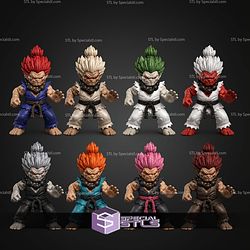 Super Basic STL Akuma Multipart
