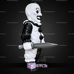 Super Basic STL Art the Clown Multipart