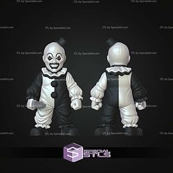 Super Basic STL Art the Clown Multipart