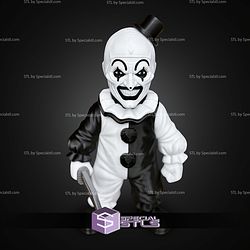 Super Basic STL Art the Clown Multipart