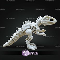 Super Basic STL Articulated Giganotosaurus Skeleton