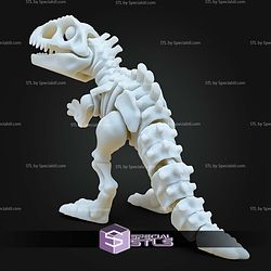 Super Basic STL Articulated Giganotosaurus Skeleton