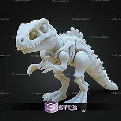 Super Basic STL Articulated Giganotosaurus Skeleton