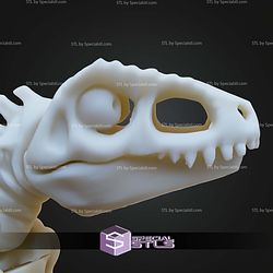 Super Basic STL Articulated Giganotosaurus Skeleton