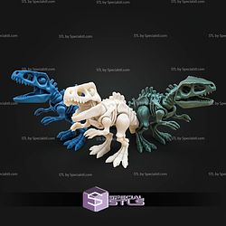 Super Basic STL Articulated Giganotosaurus Skeleton