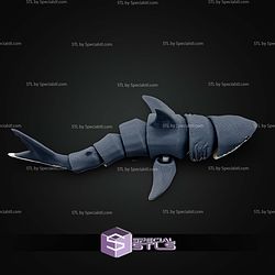 Super Basic STL Articulated Great White Shark