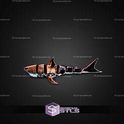 Super Basic STL Articulated Great White Shark