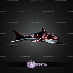 Super Basic STL Articulated Great White Shark