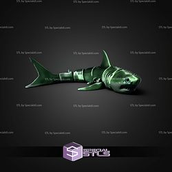 Super Basic STL Articulated Great White Shark