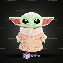 Super Basic STL Baby Yoda Knitted