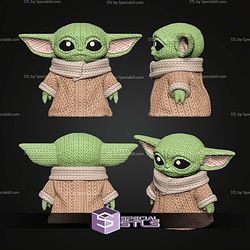 Super Basic STL Baby Yoda Knitted