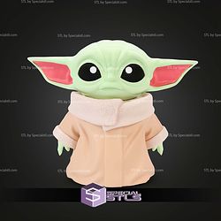 Super Basic STL Baby Yoda Multipart