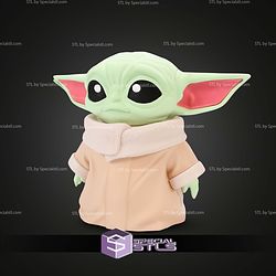 Super Basic STL Baby Yoda Multipart