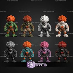 Super Basic STL Blanka Multipart
