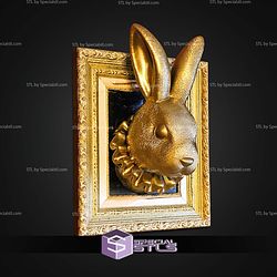 Super Basic STL Bunny Head Wall Mount