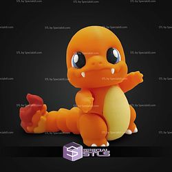 Super Basic STL Charmander Flexi