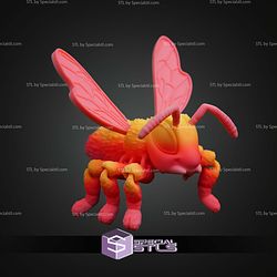 Super Basic STL Cute Flexi Bee and Beehive