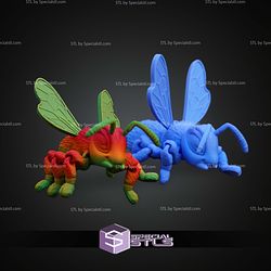 Super Basic STL Cute Flexi Bee and Beehive