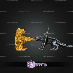 Super Basic STL Dragon Breath Bookend
