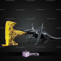 Super Basic STL Dragon Breath Bookend