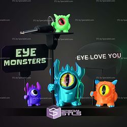Super Basic STL Eye Monsters