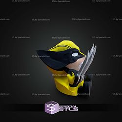 Super Basic STL Files Popcorn Wolverine