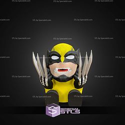 Super Basic STL Files Popcorn Wolverine