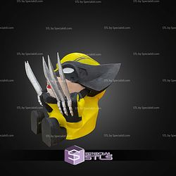 Super Basic STL Files Popcorn Wolverine
