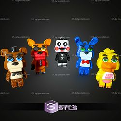 Super Basic STL Five Nights at Freddy Keychain