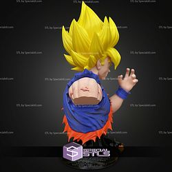 Super Basic STL Goku Bust No Ams