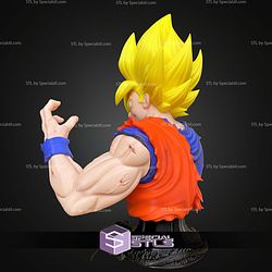 Super Basic STL Goku Bust No Ams