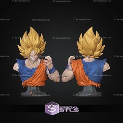 Super Basic STL Goku Bust No Ams