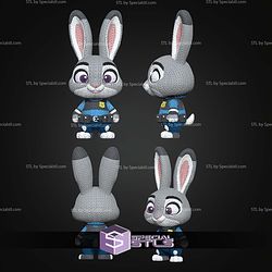 Super Basic STL Judy Hopps Knitted