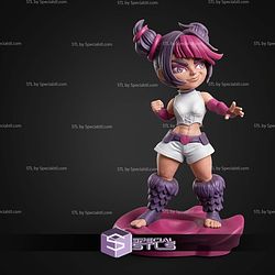 Super Basic STL Juri Han Multipart