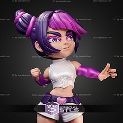 Super Basic STL Juri Han Multipart
