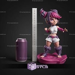 Super Basic STL Juri Han Multipart